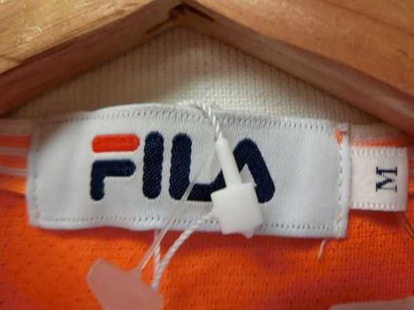 FILA GOLF(フィラゴルフ) ポロシャツ オレンジ レディース M A