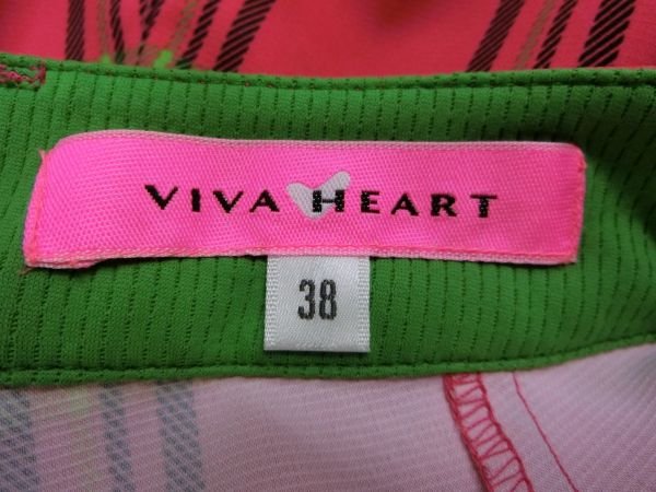 VIVA HEART(ビバハート) ショートパンツ ピンク系チェック レディース 38 A