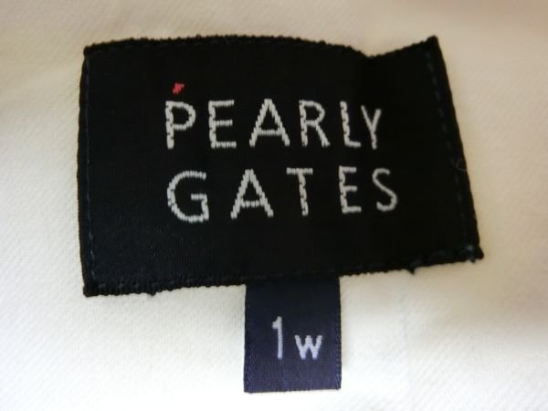 PEARLY GATES(パーリーゲイツ) パンツ オフホワイト レディース 1W B