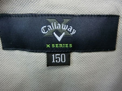 Callaway(キャロウェイ) ポロシャツ 紺×ベージュ レディース 150 B