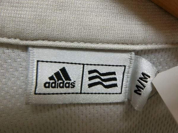 adidas(アディダス) ポロシャツ ベージュ×青×黒 レディース M/M B