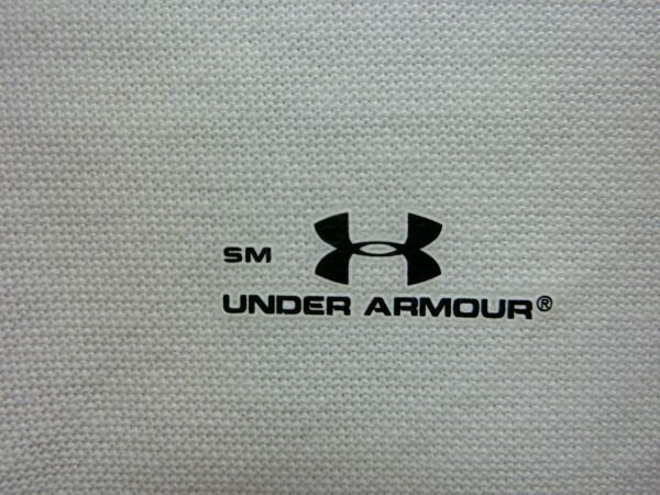 UNDER ARMOUR(アンダーアーマー) ポロシャツ 白×ピンク レディース SM B