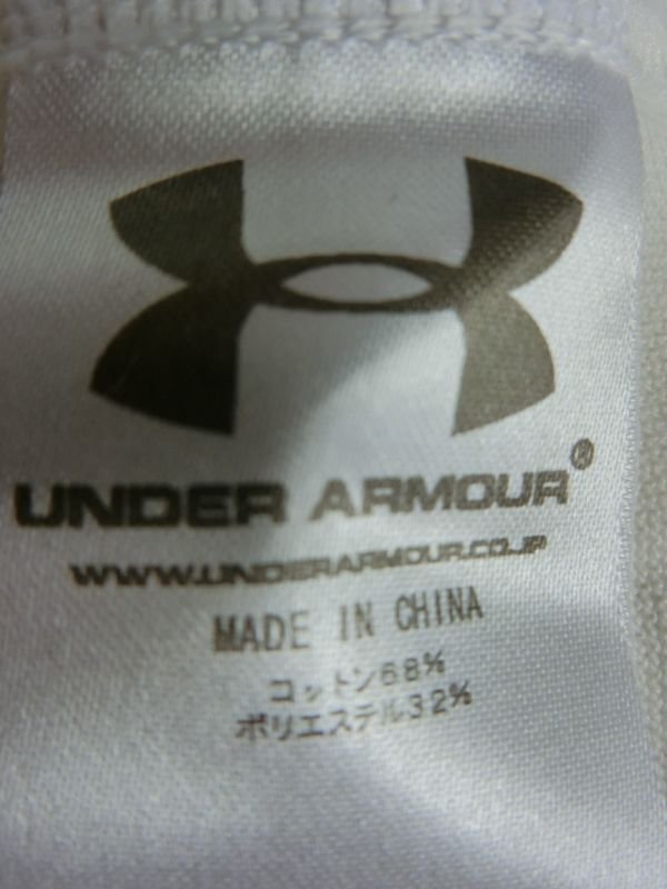 UNDER ARMOUR(アンダーアーマー) ポロシャツ 白×ピンク レディース SM B