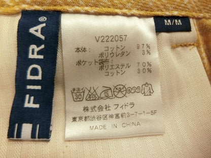 FIDRA(フィドラ) スカート 黄色チェック レディース M A