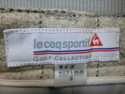 le coq sportif(ルコックスポルティフ) ハーフパンツ グレー系チェック レディース 9 A