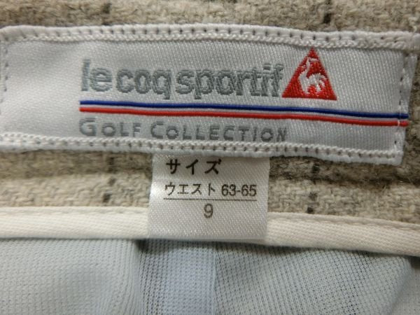 le coq sportif(ルコックスポルティフ) ハーフパンツ グレー系チェック レディース 9 A