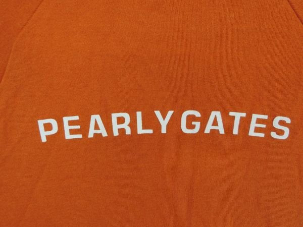 PEARLY GATES(パーリーゲイツ) 薄手ハイネックセーター オレンジ レディース 1 B