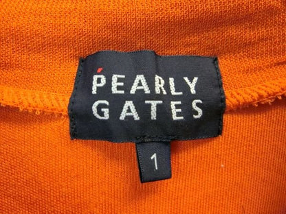 PEARLY GATES(パーリーゲイツ) 薄手ハイネックセーター オレンジ レディース 1 B