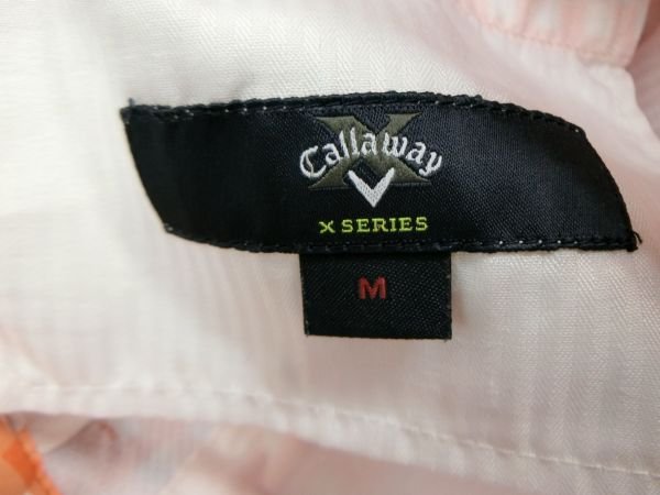 Callaway(キャロウェイ) ハーフパンツ オレンジｘ白(チェック柄) レディース M A