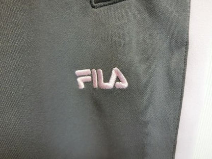 FILA GOLF(フィラゴルフ) パンツ(ジャージ) グレー×ピンクライン レディース M B