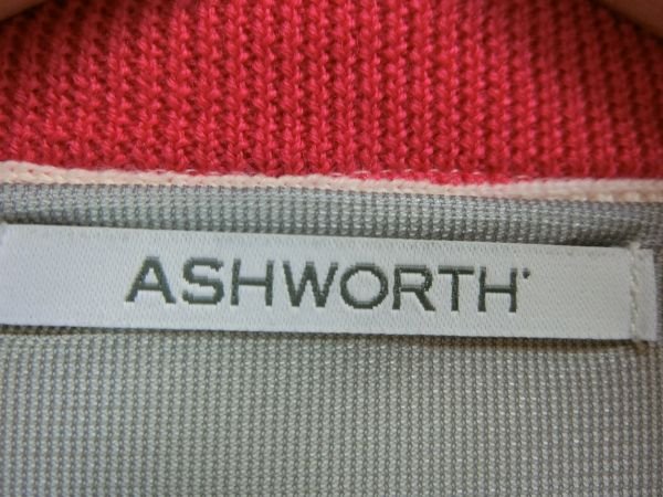 Ashworth(アシュワース) 長袖フルジップブルゾン アイボリー レディース M C