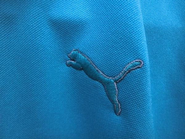 PUMA GOLF(プーマゴルフ) 長袖ポロシャツ 水色 レディース S A