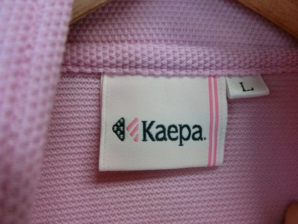 Kappa(カッパ) 長袖フルジップアップ薄手ブルゾン ピンク レディース L A