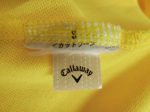 Callaway(キャロウェイ) ポロシャツ 黄色 レディース S B