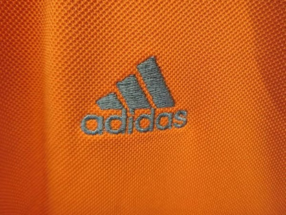 adidas(アディダス) ハーフジップアップシャツ オレンジ×グレー メンズ M B