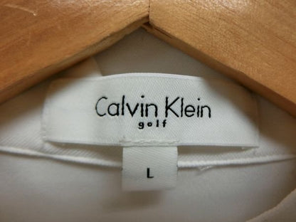 Calvin Klein golf(カルバンクラインゴルフ) ハープジップシャツ 白 レディース L B