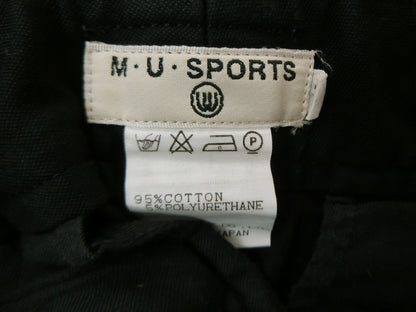 MU sports(エムユースポーツ) ハーフパンツ 黒 レディース 42 B