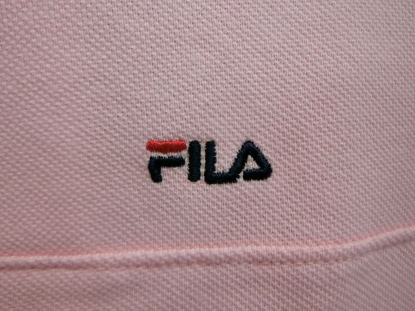 FILA GOLF(フィラゴルフ) ハーフジップアップシャツ(長袖) ピンク レディース L A