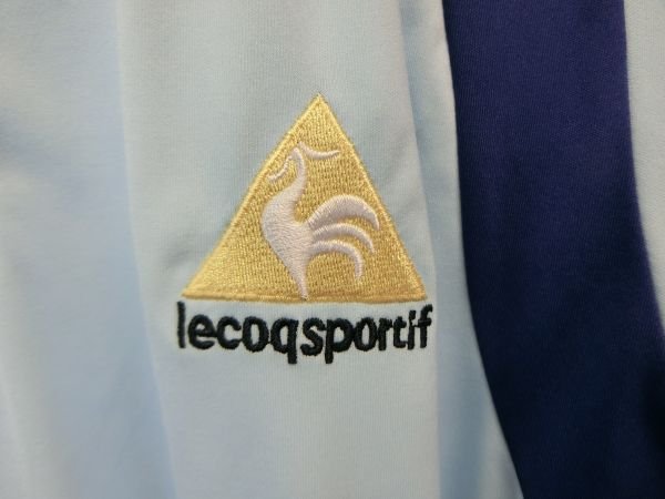 le coq sportif(ルコックスポルティフ) ハーフジップシャツ 水色 メンズ M B