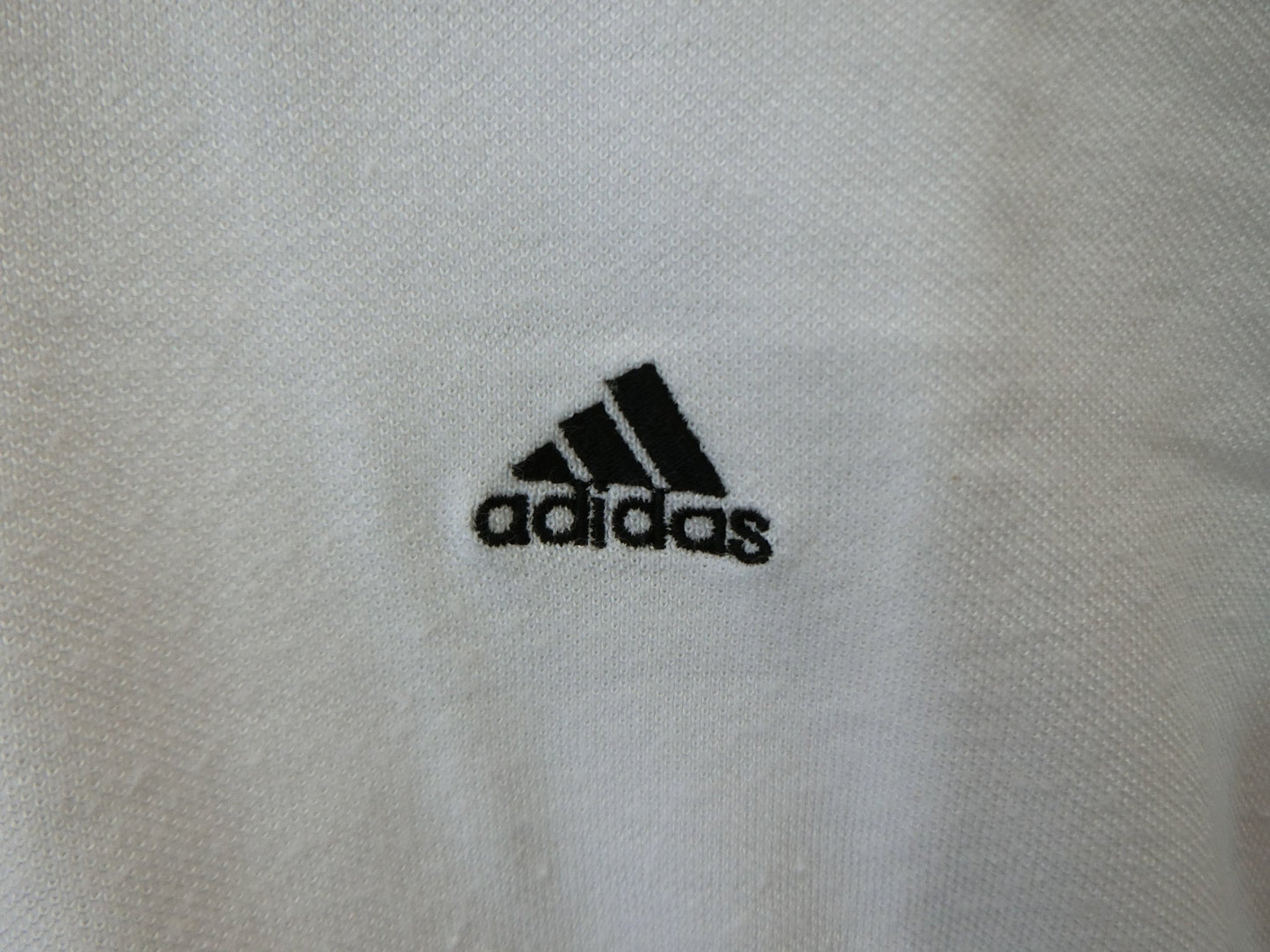 adidas(アディダス) ハーフジップシャツ 白 レディース M B