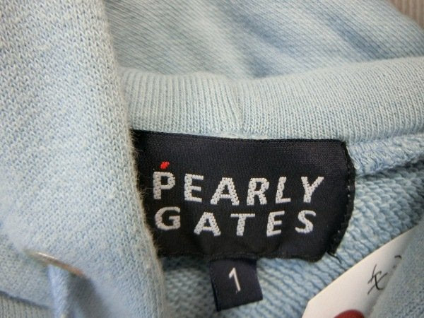 PEARLY GATES(パーリーゲイツ) 長袖パーカー 水色 レディース 1 C