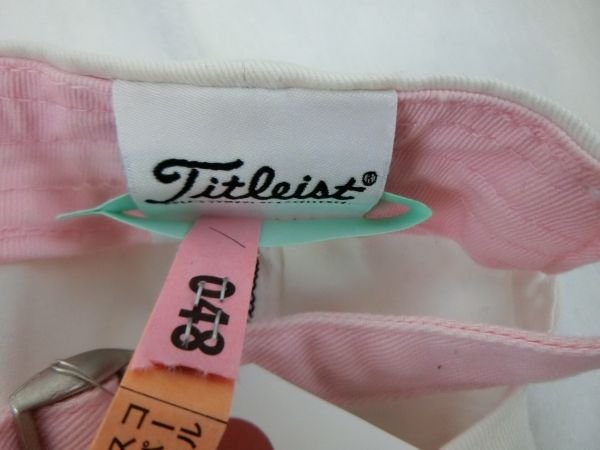 Titleist(タイトリスト) キャップ 白 メンズ A