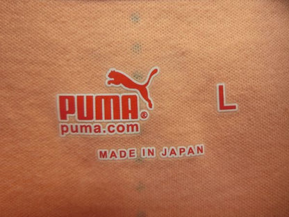 PUMA GOLF(プーマゴルフ) 長袖ポロシャツ 薄オレンジドット柄 レディース L B