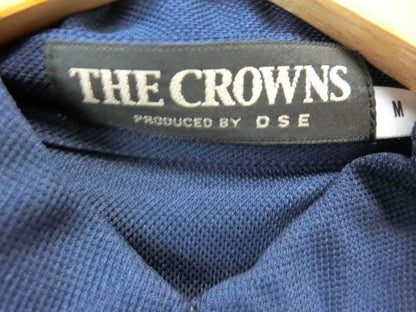 THE CROWNS ポロシャツ 紺 レディース M A