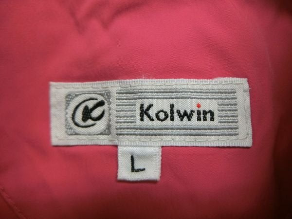 Kolwin(コルウィン) ナイロンベスト ピンク レディース L B