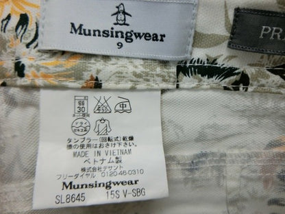 Munsingwear(マンシングウェア) 七分丈パンツ 総柄 レディース 9 A