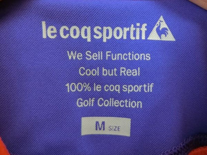 le coq sportif(ルコックスポルティフ) ポロシャツ オレンジ レディース M A