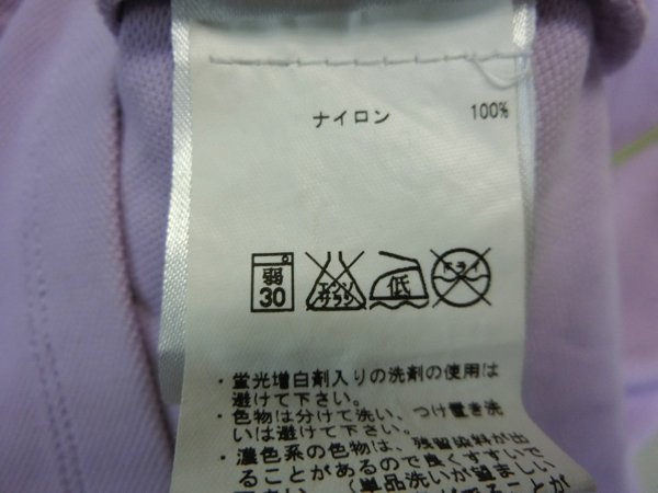 CHERVO(シェルボ) ポロシャツ 薄紫×黄緑 レディース 36 B