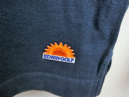 EDWIN GOLF(エドウィンゴルフ) ポロシャツ 紺 レディース M B