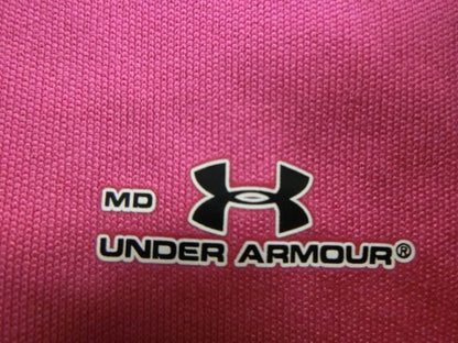 UNDER ARMOUR(アンダーアーマー) ポロシャツ ピンク レディース MD B