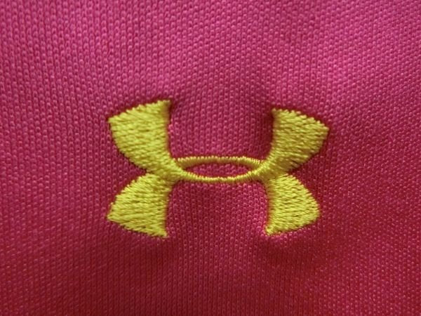 UNDER ARMOUR(アンダーアーマー) ポロシャツ ピンク レディース MD B