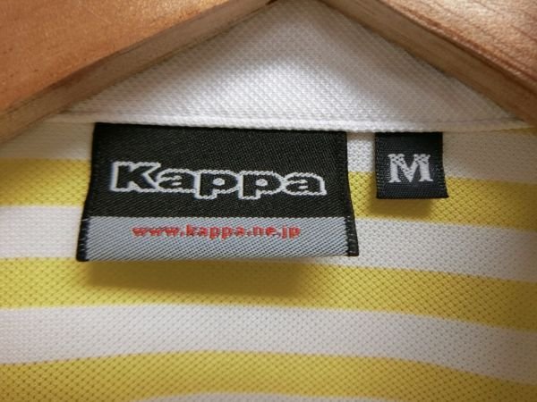 Kappa(カッパ) ポロシャツ 黄白 レディース M B