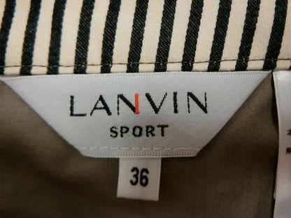 LANVIN SPORT(ランバンスポーツ) ハーフパンツ 深緑オレンジ花柄 レディース 36 A