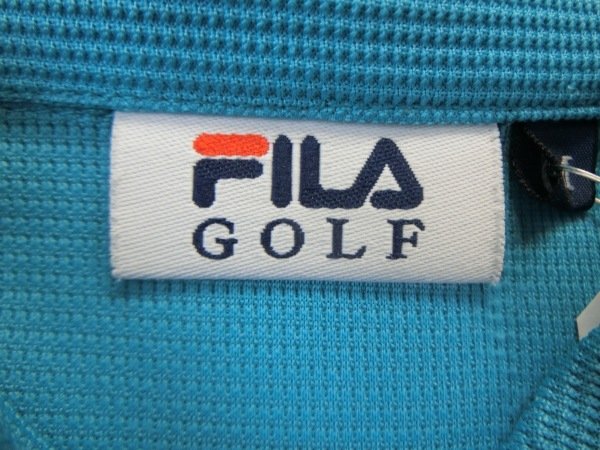 FILA GOLF(フィラゴルフ) ポロシャツ 水色 レディース M A