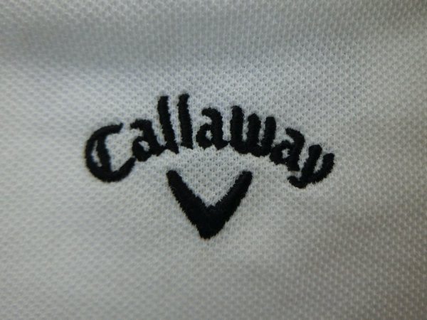 Callaway(キャロウェイ) ポロシャツ 白ピンク水色 レディース L A