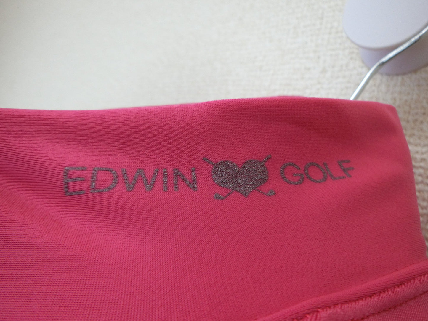 EDWIN GOLF(エドウィンゴルフ) 長袖ハイネックアンダーシャツ ピンク レディース M A