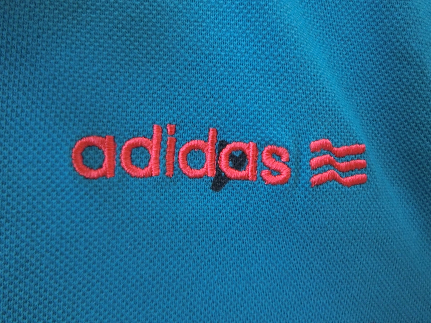 adidas(アディダス) ポロシャツ 水色数字柄 レディース S/P A