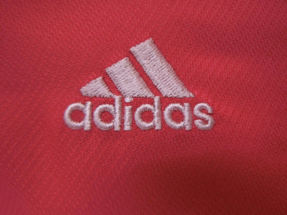 adidas(アディダス) 半袖ハーフジップナイロンシャツ ピンク レディース M/M A