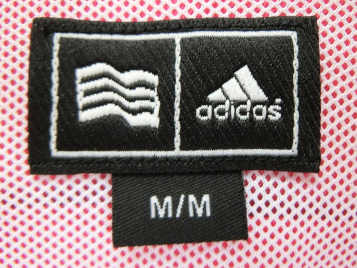 adidas(アディダス) 半袖ハーフジップナイロンシャツ ピンク レディース M/M A