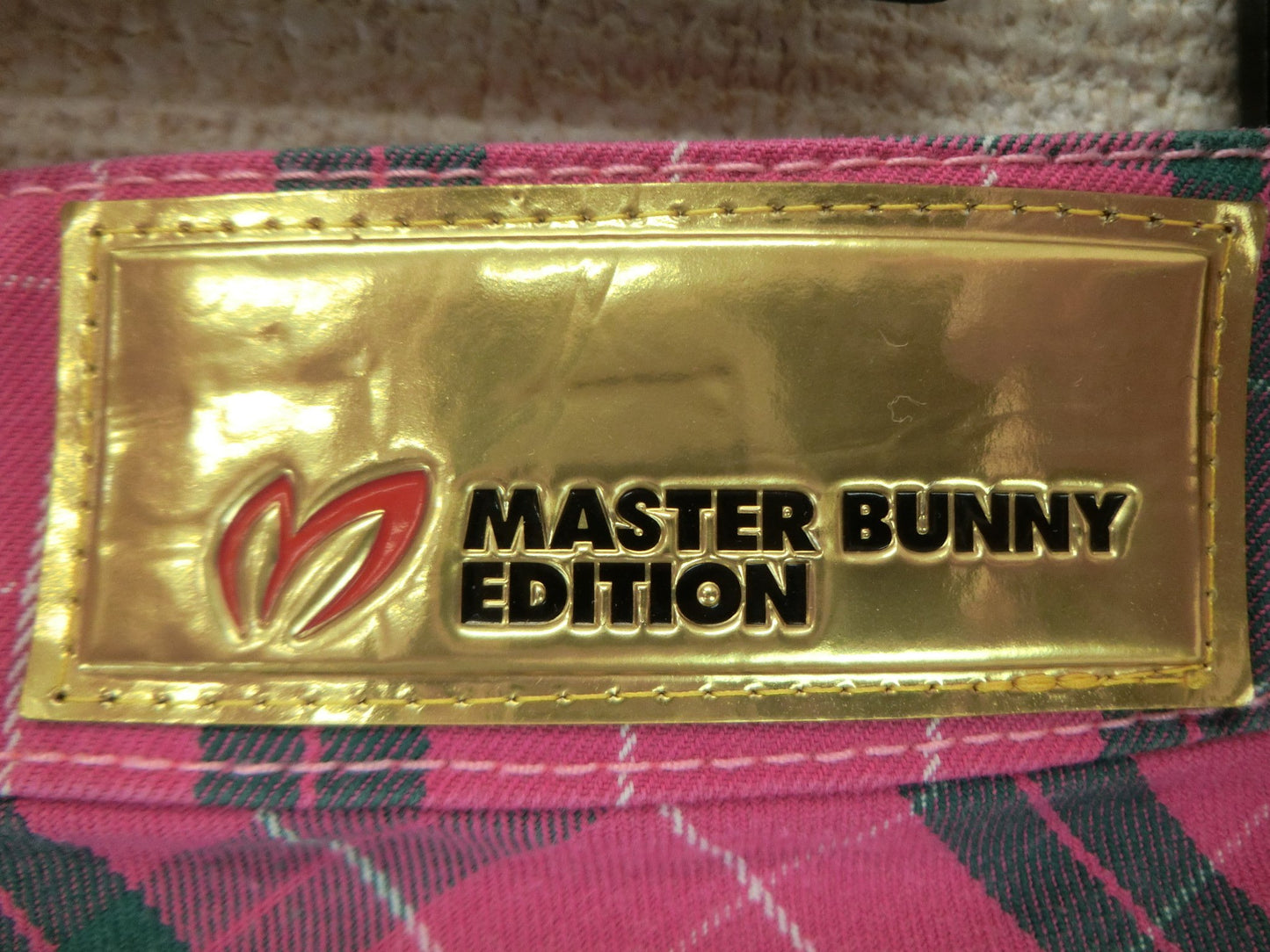 MASTER BUNNY EDITION(マスターバニーエディション) ショートパンツ 紫緑チェック レディース 0 A