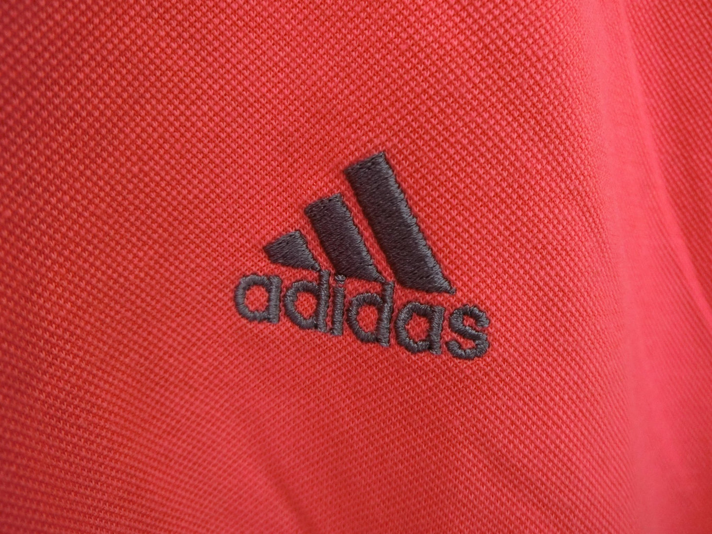 adidas(アディダス) ハーフジップシャツ 赤 レディース L/G A