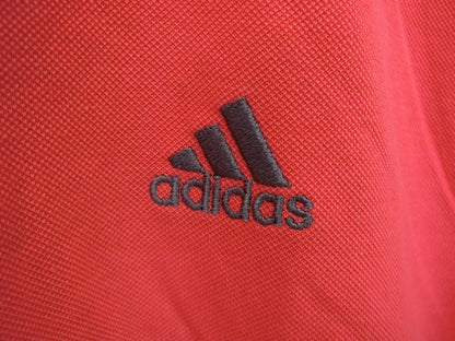 adidas(アディダス) ハーフジップシャツ 赤 レディース L/G A