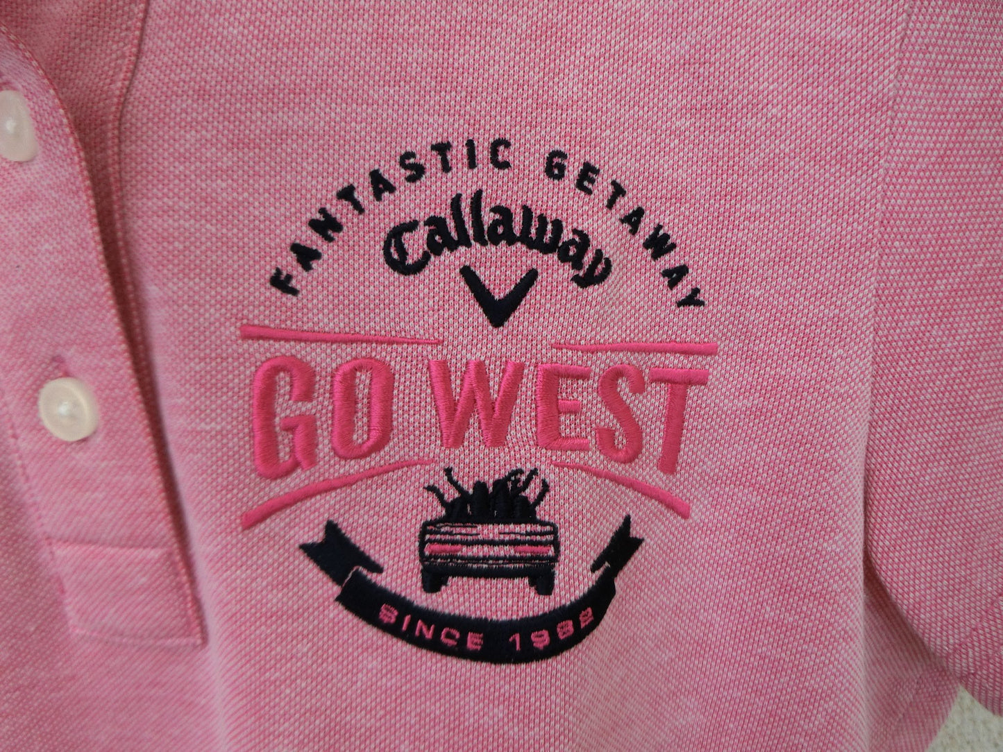 Callaway(キャロウェイ) ポロシャツ ピンク レディース M A