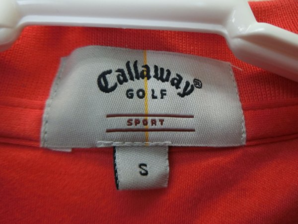 Callaway(キャロウェイ) ポロシャツ 赤 メンズ S B