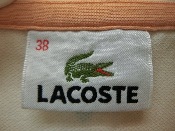 LACOSTE(ラコステ) ポロシャツ ベージュハート柄 レディース 38 B