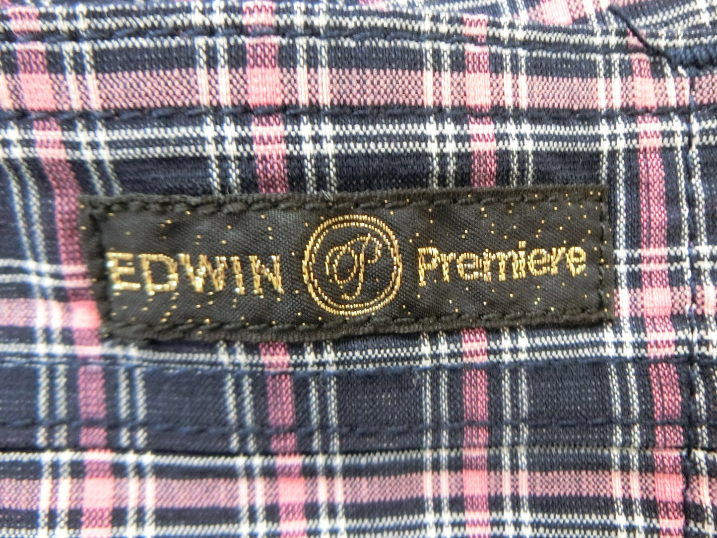 EDWIN GOLF(エドウィンゴルフ) パンツ ピンク紺チェック レディース 11 S